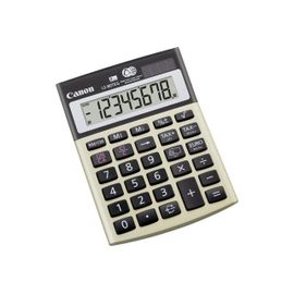 Canon LS-80TEG - Calculatrice de bureau - 8 chiffres - panneau solaire, pile - argent métallique