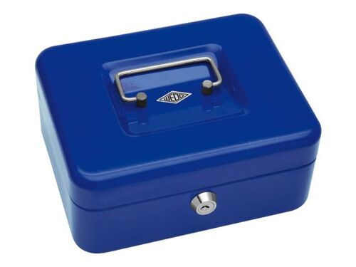 Wedo Gr.2 - Caisse À Monnaie - Acier - Couche Poudrée Bleue