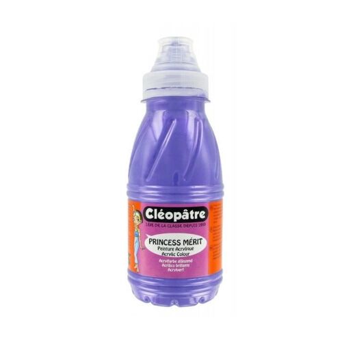 Cléopâtre Peinture Acrylique Princess Mérit Violet 250 Ml