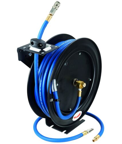 ENROULEUR AUTOMATIQUE AIR PROFESSIONNEL BGS TUYAU 12 mm - 15 Mètres