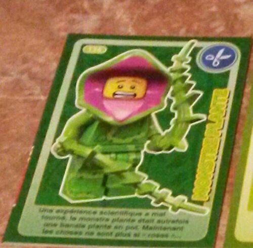Carte Lego Auchan 2018 Monstre Plante