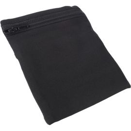 Pochette De Poignet De Course Étanche Pour Téléphone Brassard De Fitness En Polyester Élastique Support De Téléphone Pour Jogging Couleur Noire Taille Unique