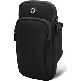 Brassard De Course À Pied Résistant À La Transpiration Avec Porte-Clés Et Sangle D'extension,Convient Pour Iphone 11 11 Pro Xs Xr X 8 7 6s 6 Jusqu'à 16,5 Pouces