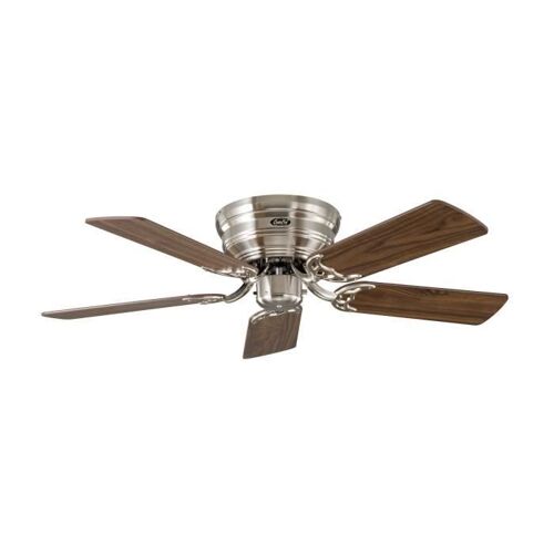 Ventilateur de plafond, Classic Flat, 103 Cm, Ultra plat, silencieux, pales Noyer - hêtre et chrome brossé, CASAFAN