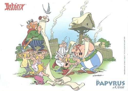 Ex-Librix Le Papyrus De César, Astérix Et Obélix, Uderzo