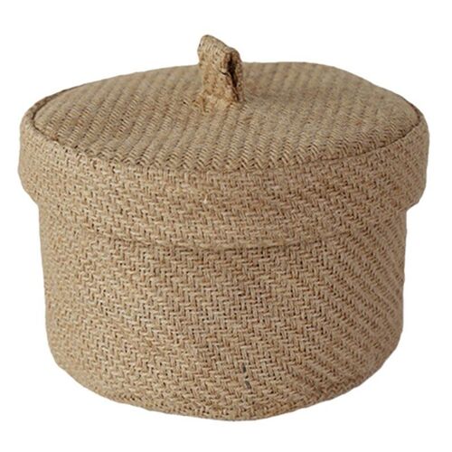 Panier de rangement pour clés de bureau, sac à aiguilles et fil divers, organisateur de collations cosmétiques avec étui de rangement à couvercle