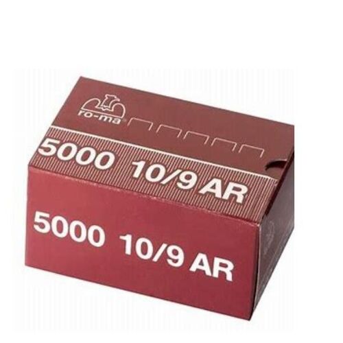 RO-MA CF5000 Punti metallici 10/9 in acciaio - Confezione da 5000 pezzi