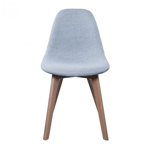 Chaise Scandinave - Tissu - Gris