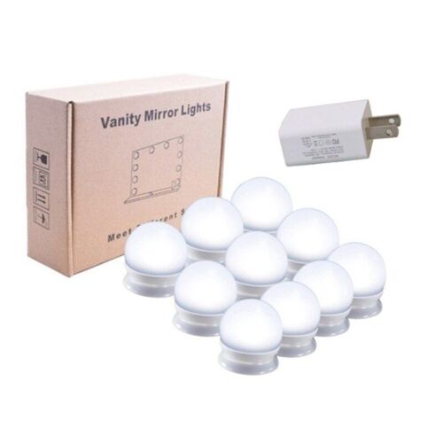 Ampoule Led Usb Pour Miroir De Vanité, Lampe De Salle De Bains, Éclairage De Coiffeuse, Lampe Murale À Intensité Réglable