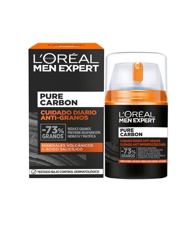 L'oréal Professionnel - Men Expert Pure Charcoal Cuidado Diario Antigranos L'oréal Paris Soin Visage 50 Ml 