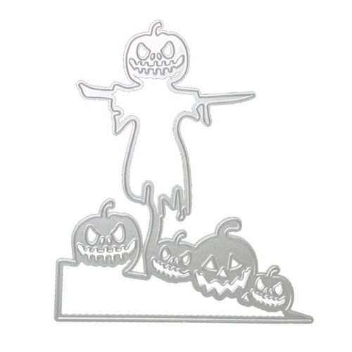 Matrices De Découpe En Métal Citrouille Halloween, Pochoir, Bricolage, Scrapbooking, Carte D'album En Papier