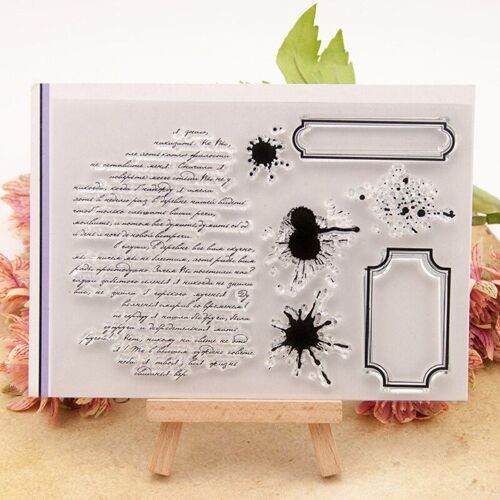 Tampon En Silicone Transparent Pour Bricolage De Mots, Sceau, Scrapbook, Gaufrage D'album, Décor Artisanal H7ed
