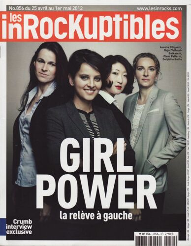 Les Inrockuptibles / 25-04-2012 N°856 : Jack White (6p) - Robert Crumb (7p) - Kraftwerk (1p)