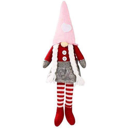 Poupées De Gnomes Tomte Pour La Saint-Valentin, Décorations Suédoises En Peluche, Faites À La Main