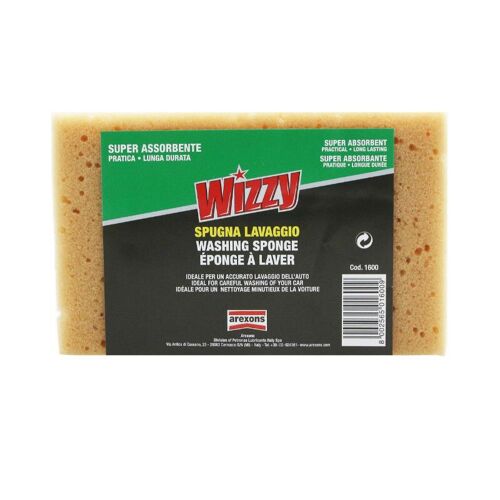 1 X ePONGE DE LAVAGE DE VOITURE WIZZY 17 x 11 x 7 cm
