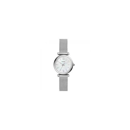 Fossil Montre Argent Analogique Femmes Carlie Mini Es4432