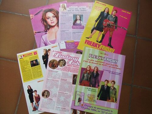 Articles Presse Lindsay Lohan (Freaky Friday)