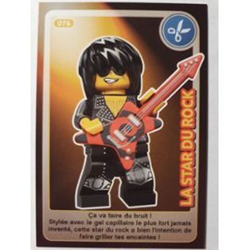 Carte Lego Auchan, Crée Ton Monde, La Star Du Rock 76