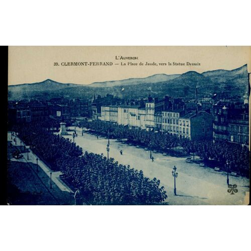Carte Postale De Clermont-Ferrand (Puy De Dôme) La Place De Jaude, Vers La Statue Desaix (Réf.39)