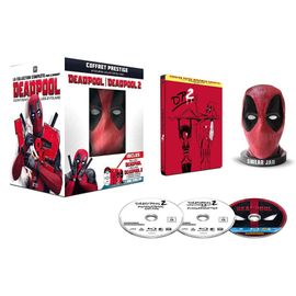 Deadpool 1 + 2 - Édition Exclusive Amazon.Fr Limitée - Boîtier Steelbook + Tirelire - Blu-Ray