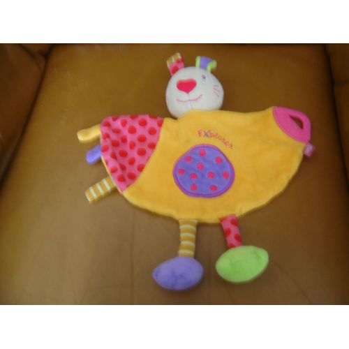 Doudou Plat Lapin Explorer Babysun