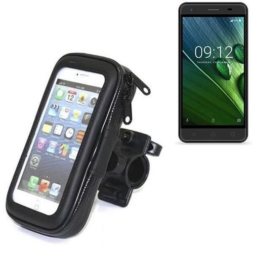 Pour ACER Liquid Z6 E Bike Mount Support Guidon Vélo Moto Quad Scooter etc Étanche Étui Housse Titulaire pour ACER Liquid Z6 E
