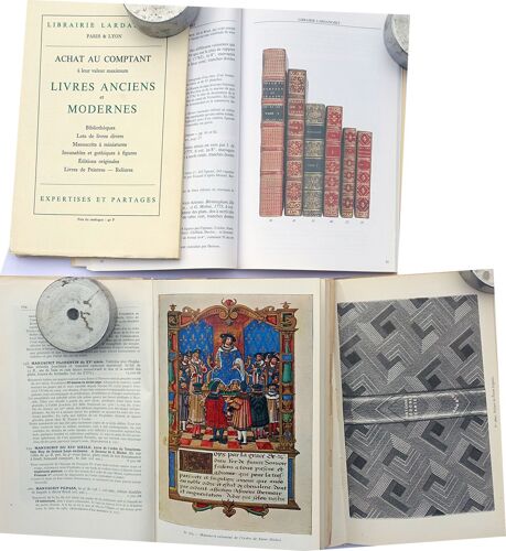 Catalogues Beaux Livres Anciens Et Modernes Lardanchet 73 1980 531960 58 1958 Manuscrits, Incunables Illustrés Modernes Reliures