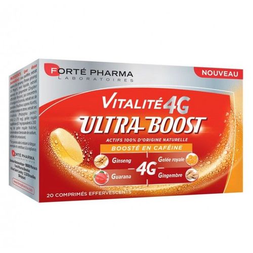 Forté Pharma Vitalité 4g Ultra-Boost 20 Comprimés Effervescents 
