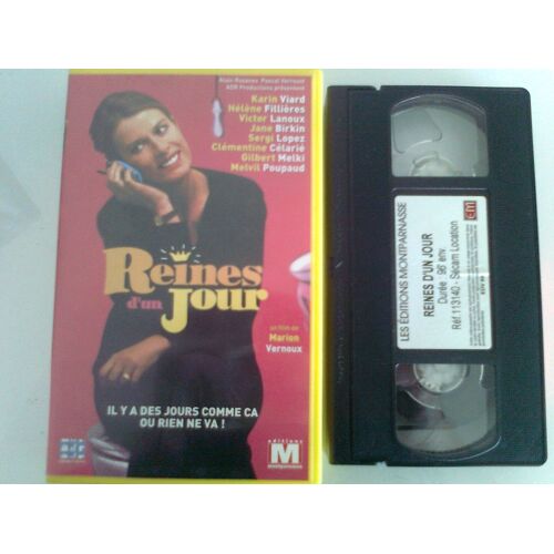 Cassette Vidéo Vhs - Reine D'un Jour - Karine Viard