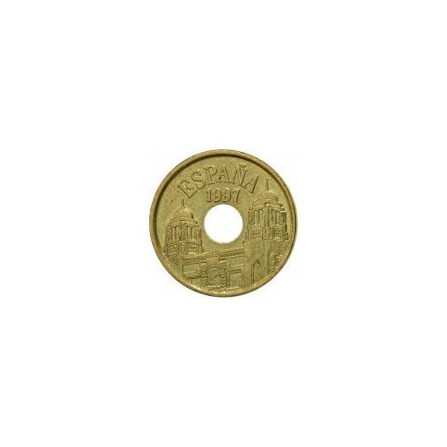 Monnaie, Espagne, Juan Carlos I, 25 Pesetas, 1997, Madrid, Ttb, Aluminum-Bronze