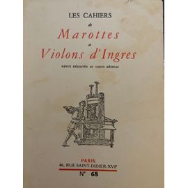 Les Cahiers De Marottes Et Violons D'Ingres N°68