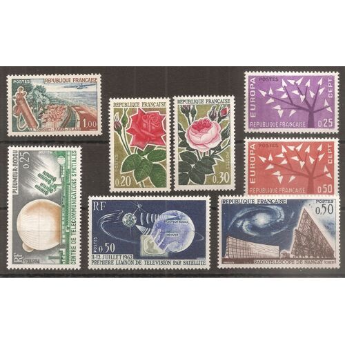 1355 À 1362 (1962) Série De Timbres Neufs N** (Cote 4,8e) (8633)