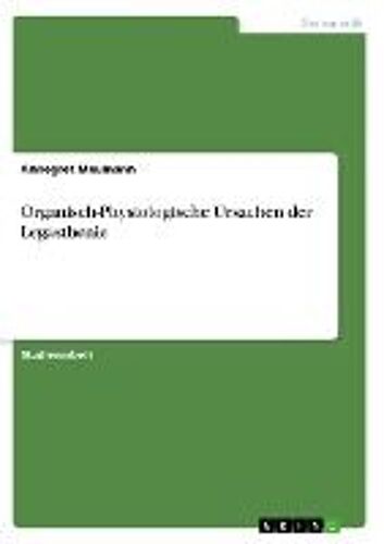 Organisch-Physiologische Ursachen Der Legasthenie