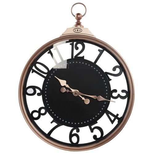 Horloge murale ø 44 cm noire ALLOZA