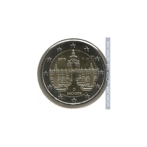 Pièce 2 Euros Commémorative Allemagne 2016 D - Sachsen