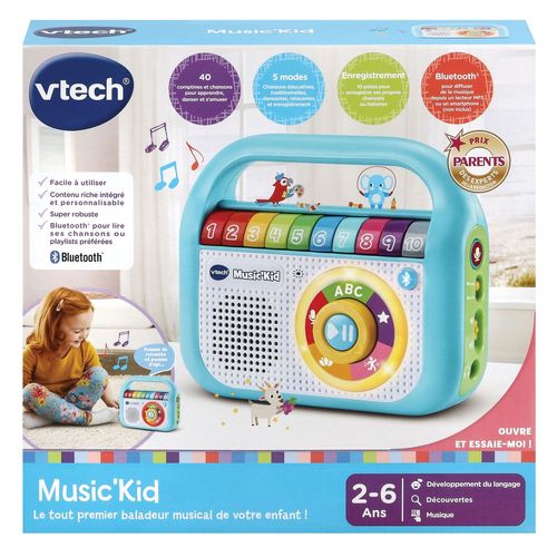 Music'Kid VTech - Baladeur musical pour enfants de 2 à 6 ans