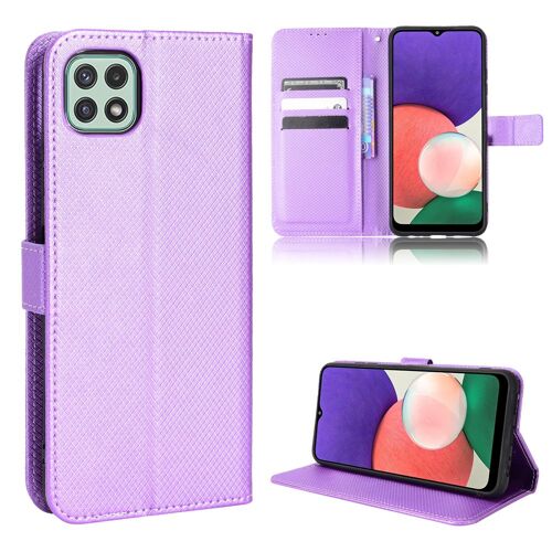 Coque Samsung Galaxy A22 5G,Etui pour Samsung Galaxy A22 5G,Coque en cuir pour Samsung Galaxy A22 5G,Convient a Etui la Samsung Galaxy A22 5G,Violet