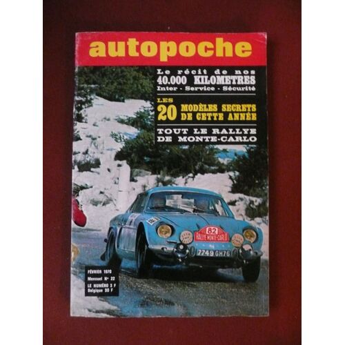 Autopoche N°22 Février 1970