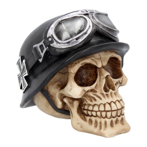Nemesis Now - Croix de Fer Tête de Mort Biker 15.5 cm