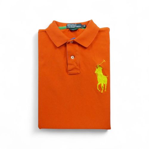 Reconditionné - Polo Manches Courtes Homme Orange - Taille S - Homme - Orange