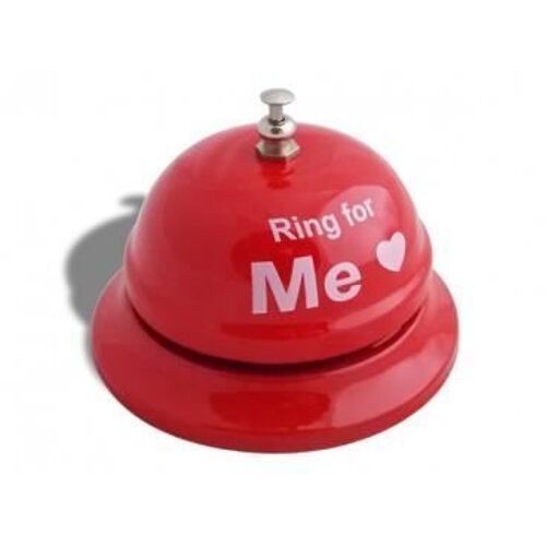 Sonnette - Ring for Me - Rouge - Métal - Mixte - 85x85x60 mm