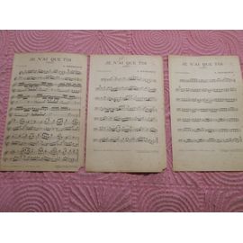 Brade Partition - Je N'ai Que Toi - Tango - Contrebasse Sans Date