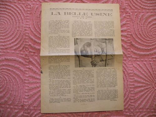 Brade Conte De Noel - La Belle Usine Provenant D'une Revue Non Ignoré Et Sans Date