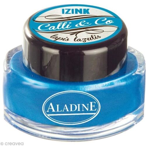 Encre De Calligraphie Bleu Nacr? 15 Ml Contenance : 15 Ml Couleur : Bleu Nacr? Encre Nacr?E Stable ? La Lumi?Re Couleurs Miscibles