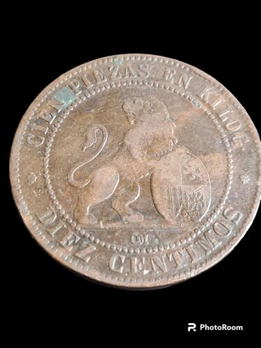 Espagne 10 Centimes 1870
