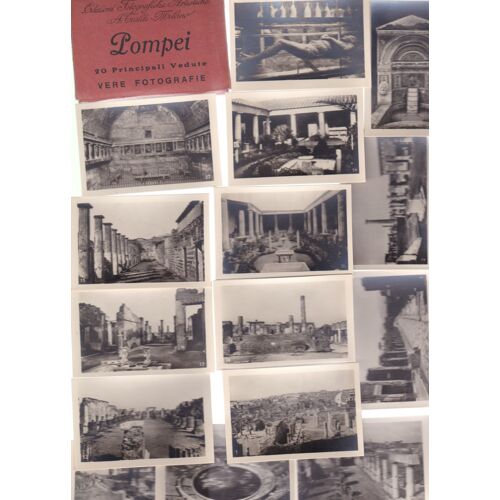 Pochette De 20 Cartes Postales / Mini Vues De Pompei / Italie