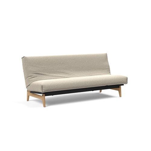 Canapé Lit Aslak 120 Cover Soft-Spring Tissu 539 Bouclé Beige