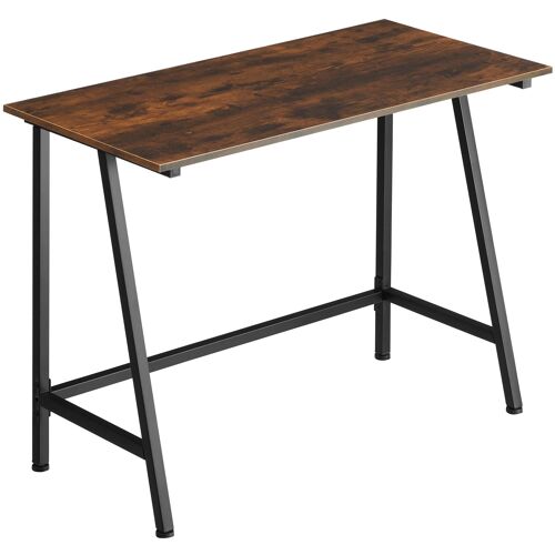 Bureau Newton - bois foncé industriel