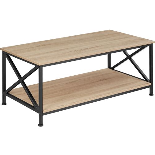 Table Basse Pittsburgh 100x55x45,5cm - Bois Clair Industriel