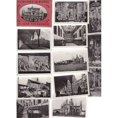 Pochette De 20 Cartes Postales / Mini Vues De Pavia / Pavie / Italie
